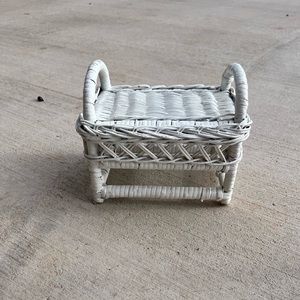 Willow bench / doll chair Plant Stand